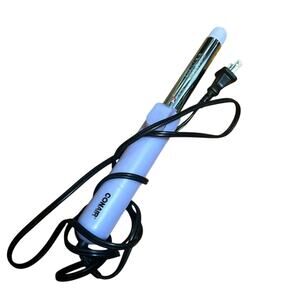 👑2/$10 Conair Curling Iron Small Ringlet Curls Silver Clip Iron Women’s